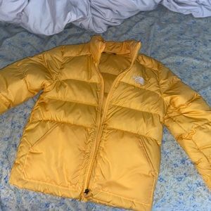 Yellow like new NORTHFACE puffer jacket
